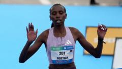 Ngetich breaks women-only half-marathon record