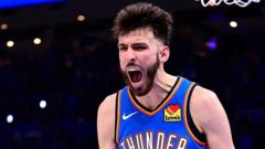 Thunder and Pistons make winning start in semi-finals