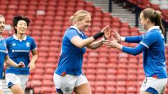 Holders Rangers beat Montrose to set up Old Firm final